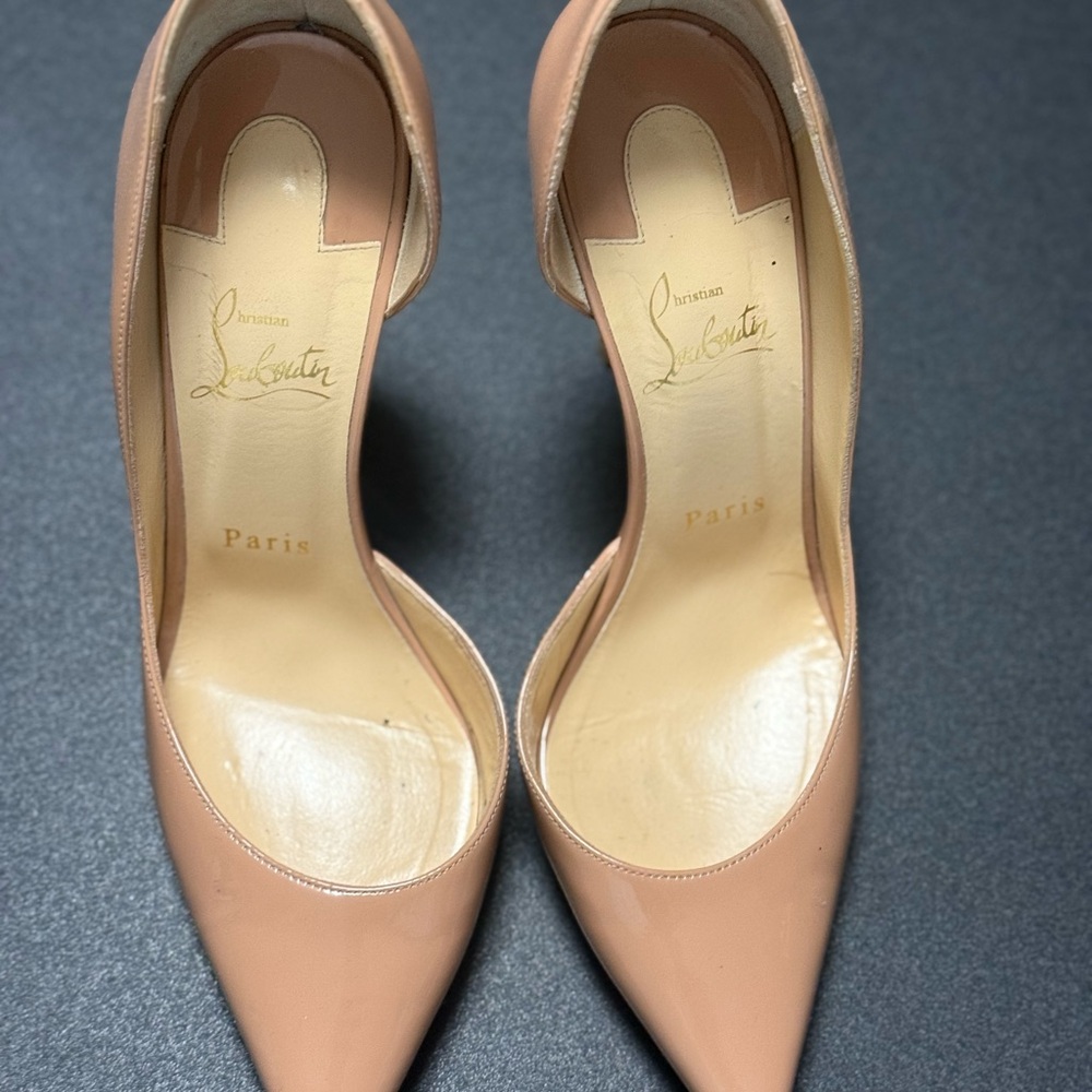 Christian Louboutin Iriza 85 Nude Pump